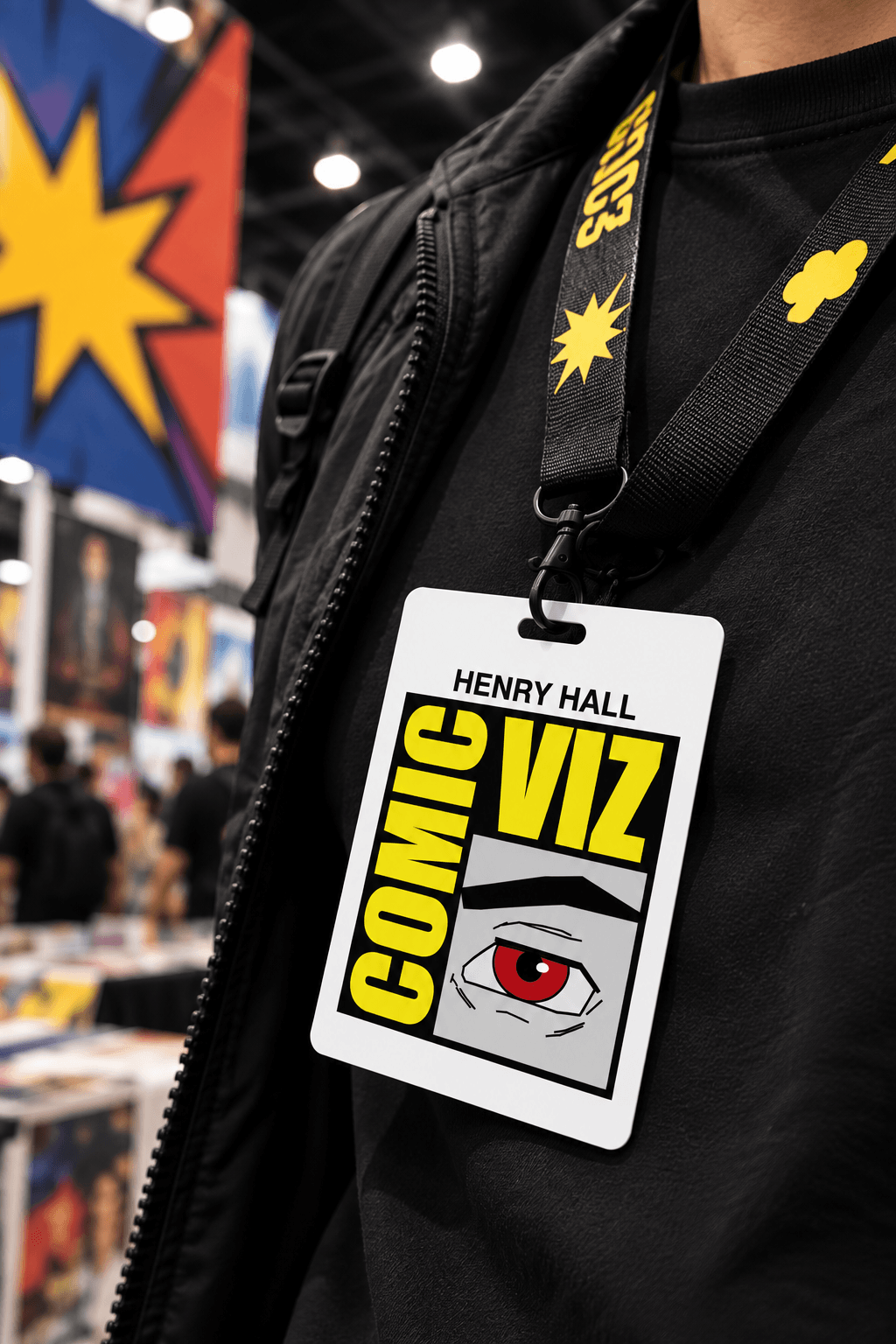 An Event Data Badge Concept in a Comic Conference