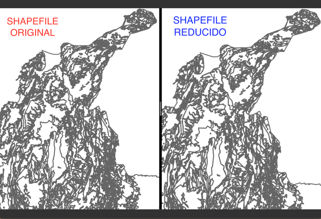 Reducir tamaño shapefile con RStudio